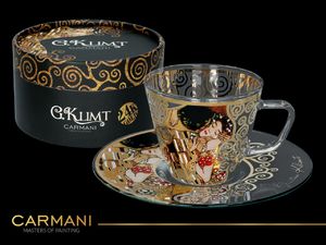 Carmani Filiżanka espresso - G. Klimt. Pocałunek 1