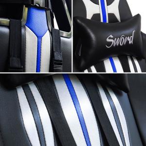 Fotel Warrior Chairs Sword niebieski 5