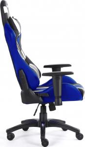 Fotel Warrior Chairs Monster gamingowy (kolor niebieski) 4