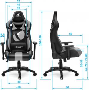 Fotel Warrior Chairs Dragon Zielony 7