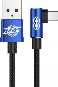 Kabel USB Baseus USB 2.0 M - USB typu C M, 1m, niebieski (CATMVP-A03) 1
