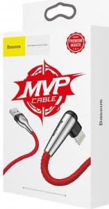 Kabel USB Baseus USB-A - Lightning 1 m Czerwony (CALMVP-D09                     ) 3