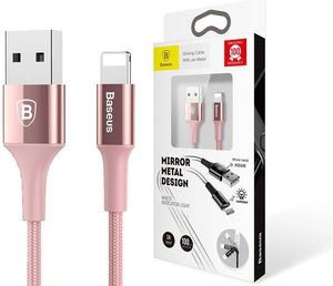 Kabel USB Baseus Kabel Baseus CALSY-0R (USB 2.0 M - Lightning M; 1m; kolor różowy) 1