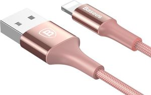 Kabel USB Baseus Kabel Baseus CALSY-0R (USB 2.0 M - Lightning M; 1m; kolor różowy) 2
