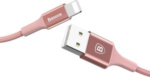 Kabel USB Baseus Kabel Baseus CALSY-0R (USB 2.0 M - Lightning M; 1m; kolor różowy) 4