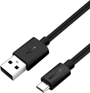 Kabel USB Blitzwolf USB-A - 1 m Czarny (BW-CB7                         ) 1