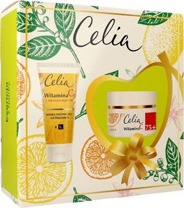 Celia Celia Witamina C 75+ Zestaw prezentowy (krem odbudowujący 50ml+maska odżywczo-liftingująca 60ml) 1