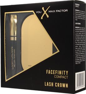 MAX FACTOR Max Factor Zestaw prezentowy (puder kompaktowy Facefinity nr 002 10g+mascara Lash Crown 6.5ml) 1