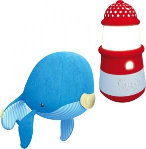Tm Toys Ocean Hugz - Maskotka Wielorybek i Projektor Latarnia Morska (DKM 6869) 1