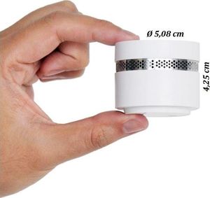 Sentek Mini czujnik dymu SK-20-02 ze zintegrowaną 10-letnią baterią (16604265) 2