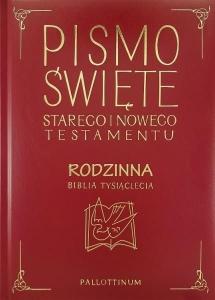 Biblia Tysiąclecia rodzinna ekooprawa, złocona 1