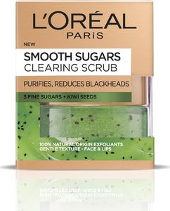 L’Oreal Paris Smooth Sugars Scrub peeling oczyszczający przeciw zaskórnikom 50ml 1