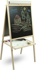 3toysm Dvipusė magnetinė piešimo lenta su popieriaus ritiniu, MPP 2