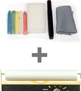 3toysm Dvipusė magnetinė piešimo lenta su popieriaus ritiniu, MPP 4