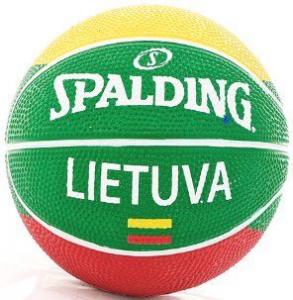 Spalding Piłka RBR Lietuva zielono-czerwono-żółta r. 7 1