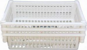 Plast Team Regał na kółkach Jumbo Eco 3-poziomowy biały 2