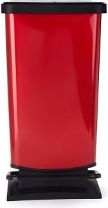 Kosz na śmieci Rotho Paso do segregacji na pedał 40L czerwony (PASO 40L raudona) 2