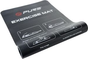 Pure2Improve Mata treningowa 2150 182 cm x 61 cm x 0.4 cm czarna 2