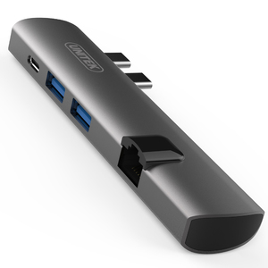 Stacja/replikator Unitek D008A Hub USB-C - HDMI + Gigabit + PD 2