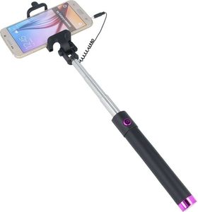 Selfie stick Forever Asmenukių lazda Forever JMP-100 Mini Selfie Stick with Remote Button and 3.5 mm Cable Pink 1