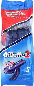 Gillette Vienkartinių skustuvų rinkinys Gillette 2 Razors vyrams 5 vnt. 1