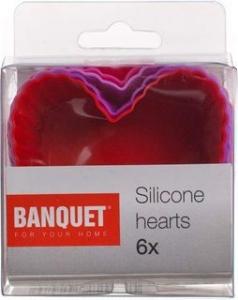 Banquet Foremki do pieczenia serduszka 6szt (8591022342480) 2