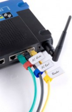 Organizer LABEL THE CABLE Rzep Biały 10 sztuk  (LTC2520) 12