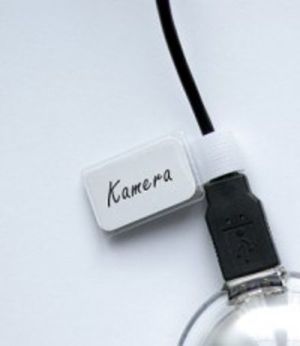 Organizer LABEL THE CABLE Rzep Biały 10 sztuk  (LTC2520) 4