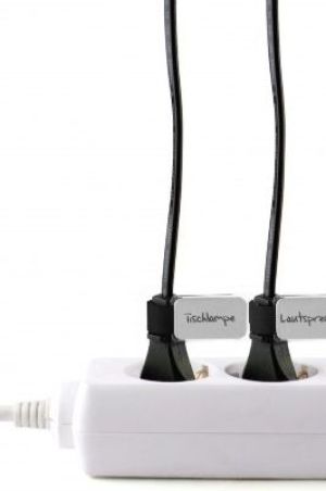 Organizer LABEL THE CABLE Rzep Czarny 10 sztuk  (LTC2510) 4