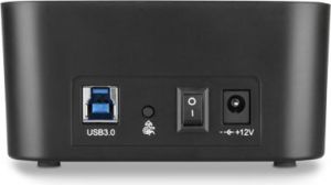 Stacja dokująca Sharkoon SATA QuickPort Duo USB3.0, z zasilaczem, czarna (4044951010066) 5