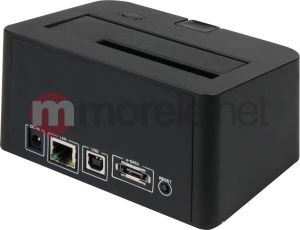 Stacja dokująca Sharkoon Stacja dokujÄca SATA QuickPort Pro LAN (Giga) (czarna) ( 4044951011698 ) 1