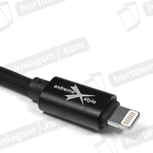 Kabel USB Extreme Networks KABEL USB SILIKONOWY LIGHTNING CZARNY BOX EXTREME 1