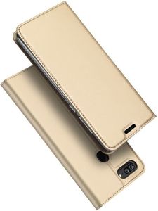 Dux Ducis Etui Skin leather OnePlus 6 złote 2