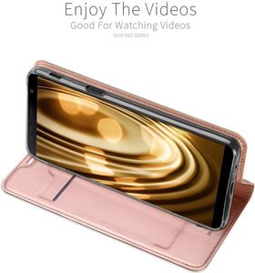 Dux Ducis skin leather HUAWEI MATE 20 LITE jasno różowe 11