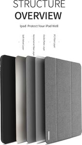 Etui na tablet Dux Ducis Domo Series iPad 9.7 2018 czarne 2