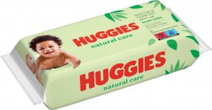 Huggies Natural Care Chusteczki nawilżane 56 szt. 1