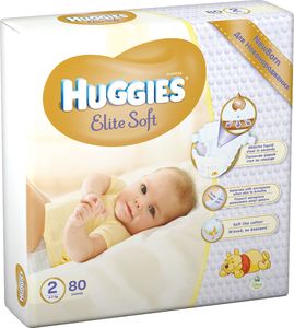 Pieluszki Huggies pieluchy Elite Soft Mega 2, 4-7 kg, 80szt. 1