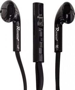 Słuchawki Revers Słuchawki Reverse S366 mini jack 3,5 mm czarne 1