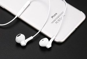 Słuchawki Zestaw słuchawkowy USAMS 1.2m EP-17 biały 2