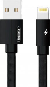 Kabel USB Remax USB-A - Lightning 1 m Czarny (54219-uniw) 1