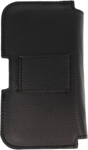 Kabura skórzana do paska SAMSUNG A6/NOKIA 8/SAMSUNG S7 EDGE Czarna gładka 5