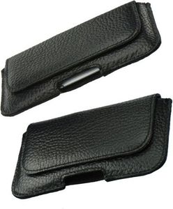 Kabura skórzana do paska SAMSUNG A6/NOKIA 8/SAMSUNG S7 EDGE Czarna gładka 6