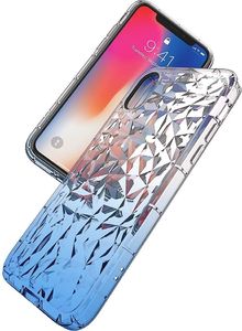Eui Diamond Ombre IPHONE X niebieskie 2
