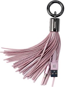 Kabel USB Remax USB-A - Różowy (47637-uniw) 2