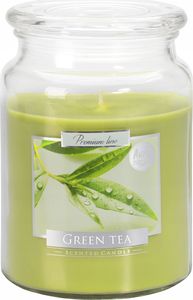 Bispol Świeca zapachowa w słoiku duża 100H Zielona Herbata (BISPOL7302) 1