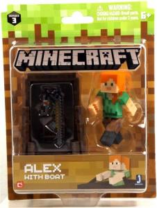 Figurka Tm Toys Minecraft - figurka Alex z łodzią (301794) 1