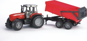Bruder Traktor Massey Ferguson 7480 z przyczepą wywrotką  (02045) 1