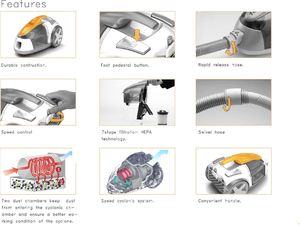 Odkurzacz Jetforce VC608C+T 4