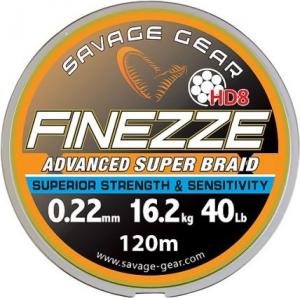 Savage Gear Finezze HD8 Braid 120m 0.13mm 9.1kg (47541) 1