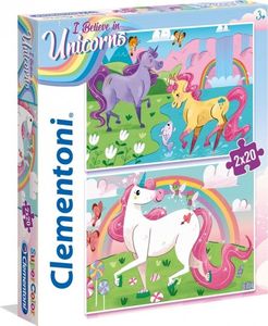Clementoni Puzzle 2x20el I Believe in Unicorns 1